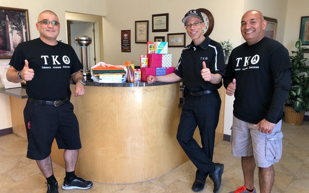 TKO Donates School Supplies